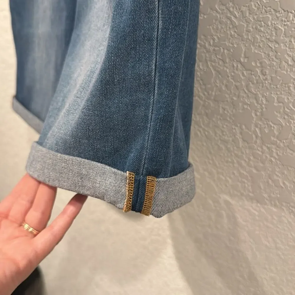 Soft Surroundings Womens Jean Shorts Size Small